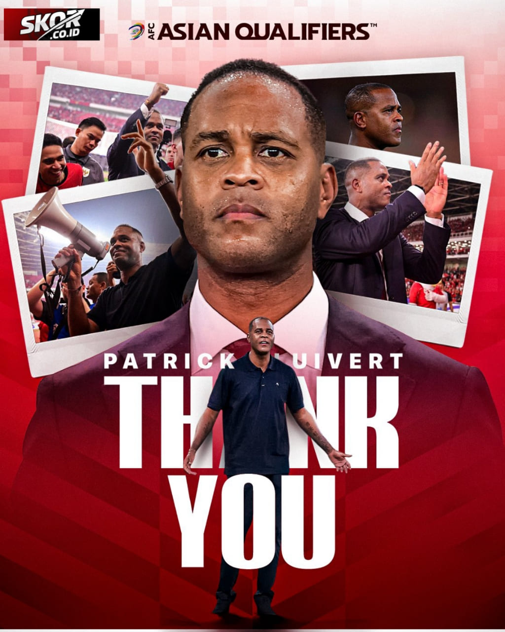 AFC Ucapkan Terima Kasih Kepada Kluivert