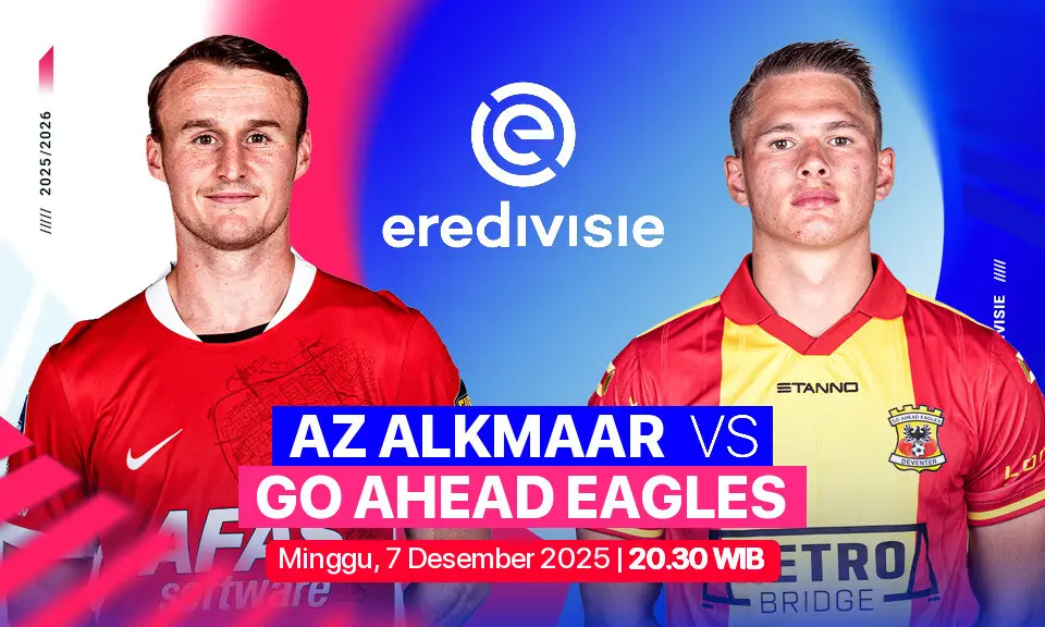 Prediksi Skor AZ Alkmaar vs Go Ahead Eagles di Eredivisie