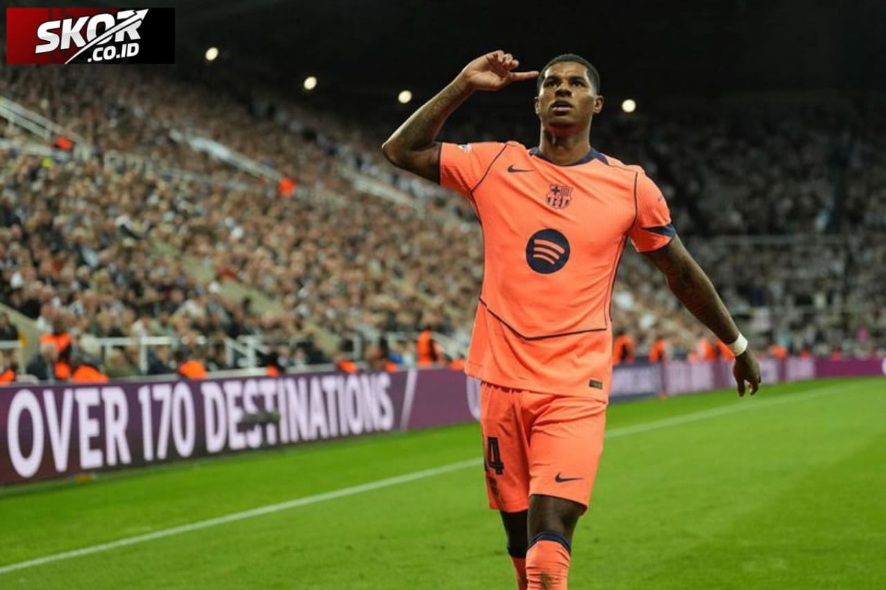 Aguero Puji Rashford di Barcelona