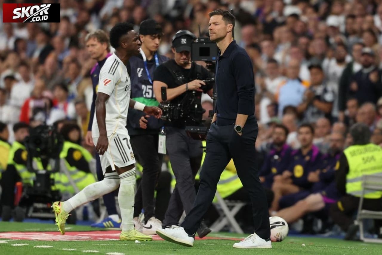 Diganti Saat El Classico, Vinicius Ngamuk Ke Xabi Alonso