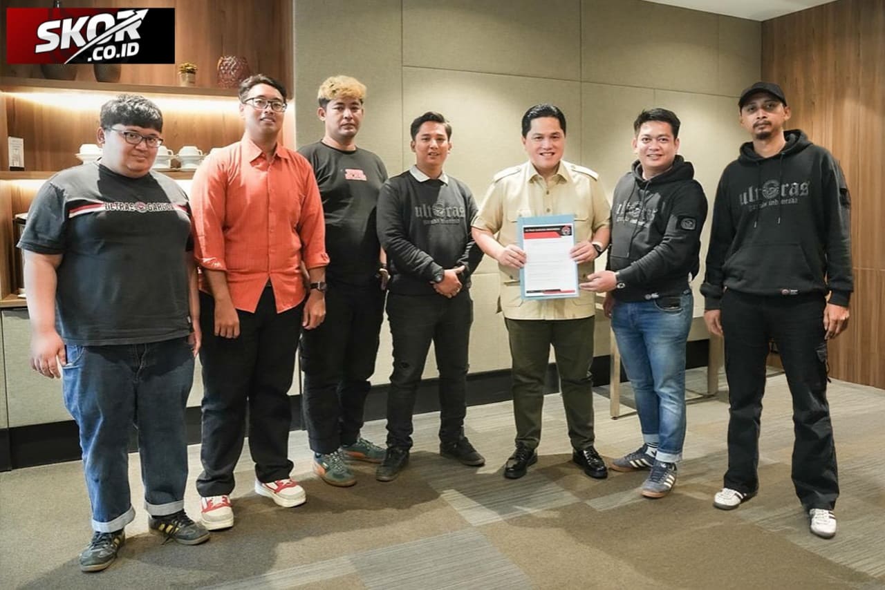 Erick Thohir Temui Ultras Garuda Soal Saran ke Timnas