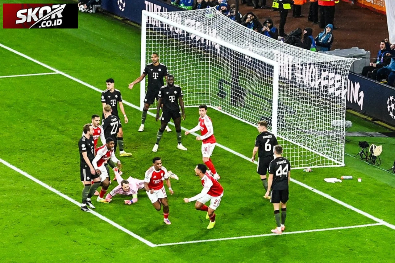 Kalahkan Bayern, Arsenal Puncaki Klasemen Champions League