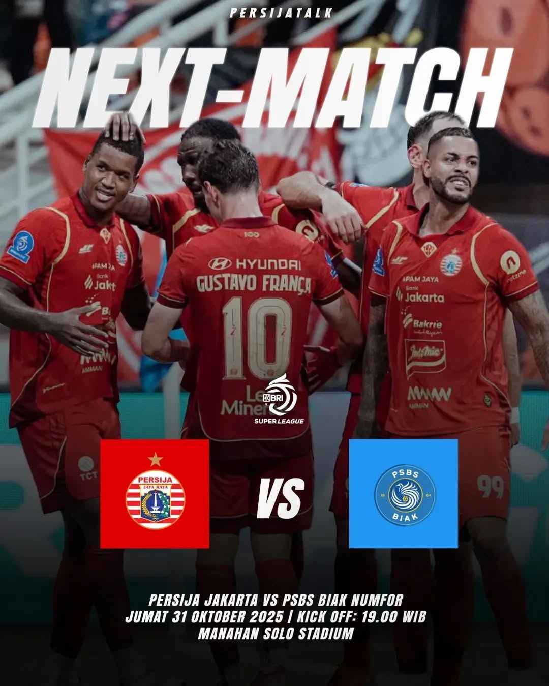 Persija Vs PSBS Biak: Maxwell Hattrick Gemilang!