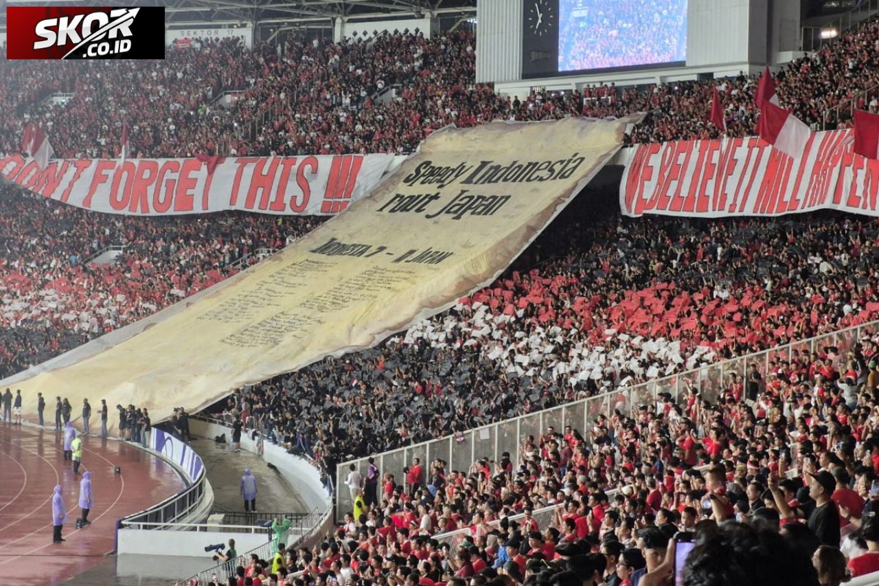 Tifo Supporter Indonesia Di Arab Batal Ditampilkan 