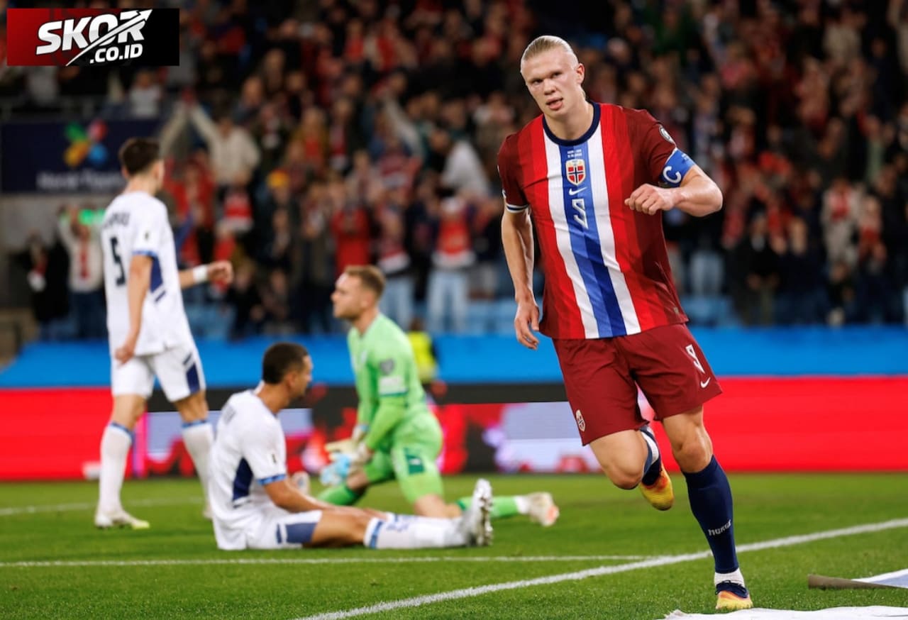 Usai Hattrick Lawan Israel, Haaland Pulang Ke City